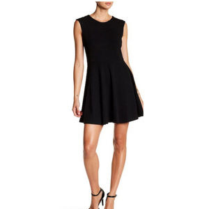 Papillon Sleeveless Fit and Flare Dress Black Med